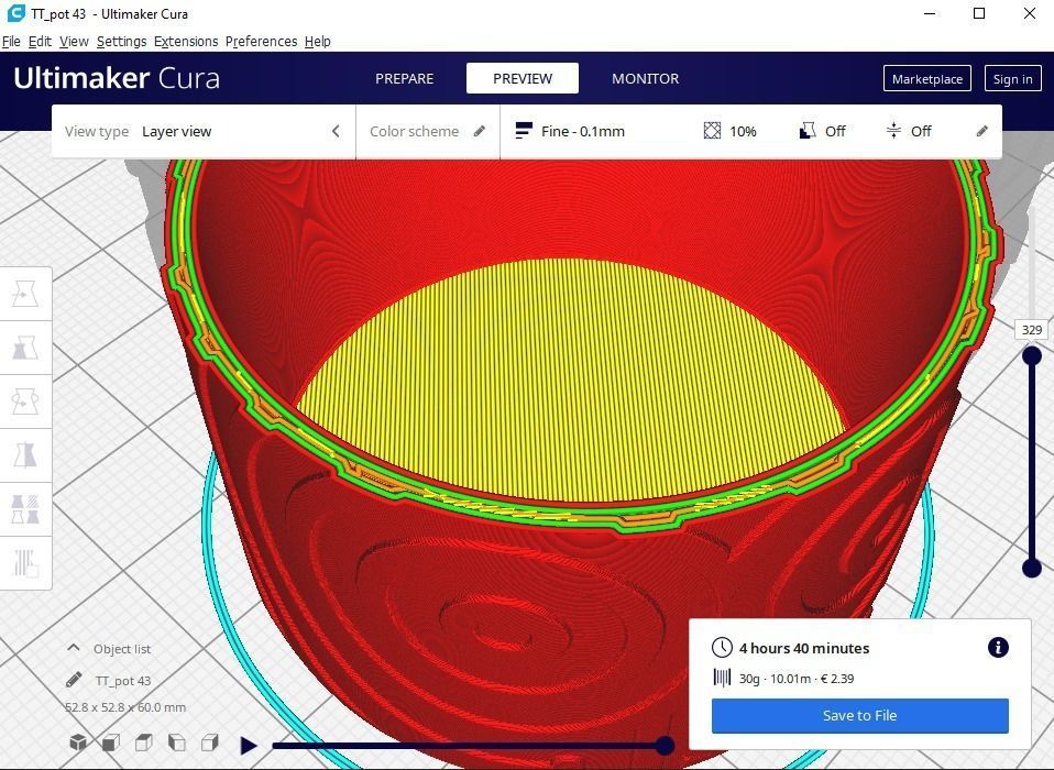 plant pot 43 3D print model_12