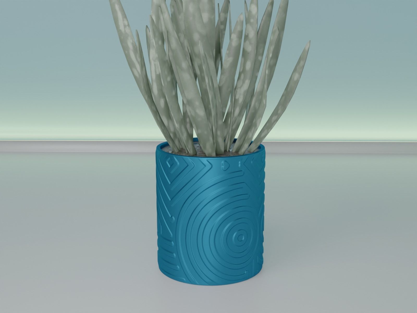 plant pot 43 3D print model_5