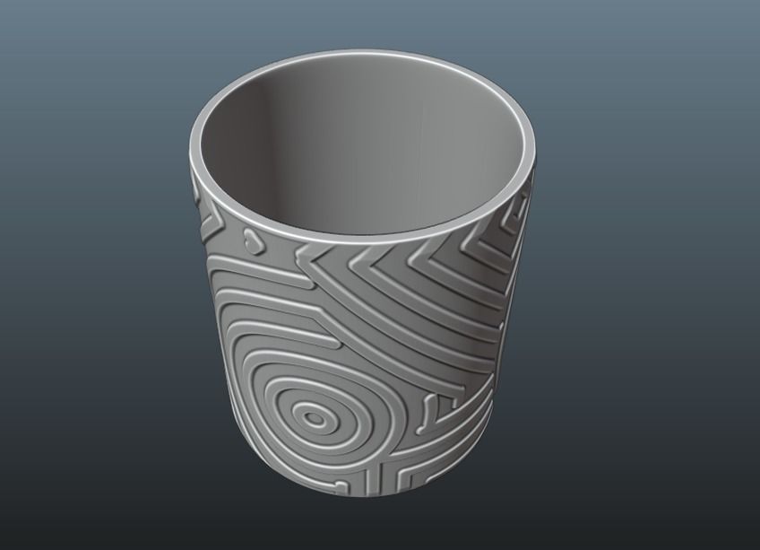 plant pot 43 3D print model_16