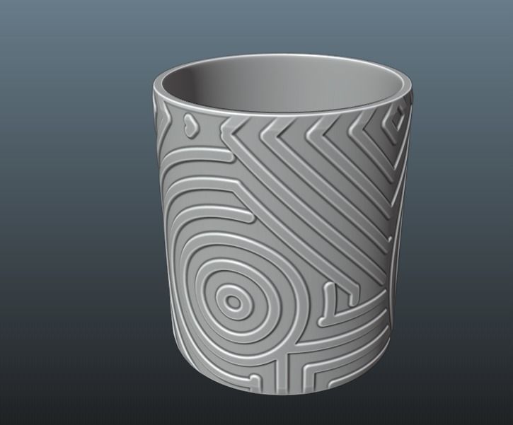 plant pot 43 3D print model_15