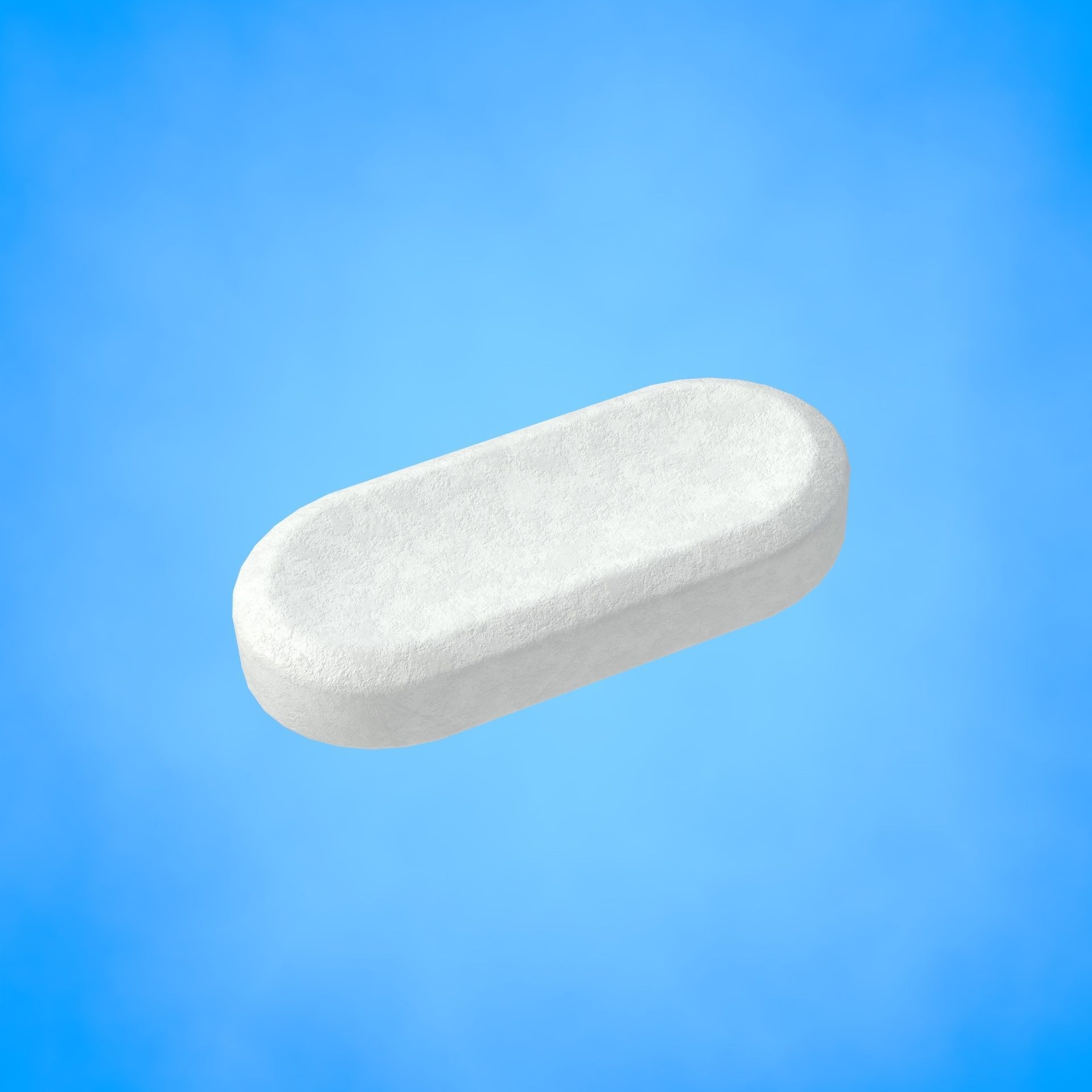 Set of long shaped pills with 4K PBR tex and color variations Low-poly 3D model_5