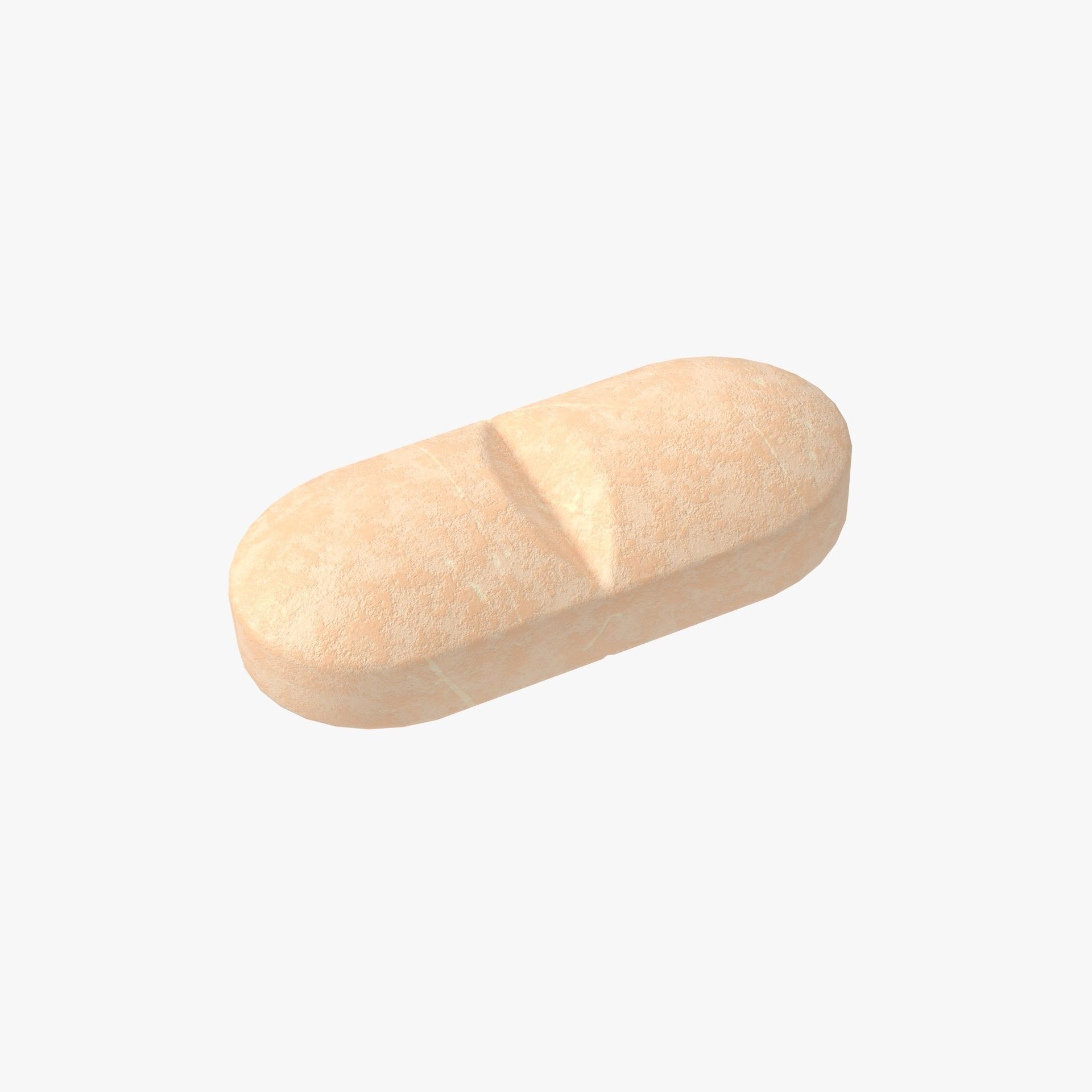 Set of long shaped pills with 4K PBR tex and color variations Low-poly 3D model_3