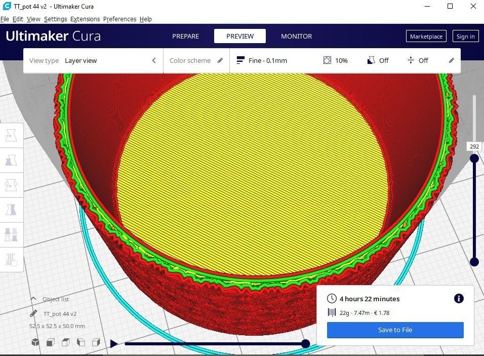 Plant pot 44 3D print model_11