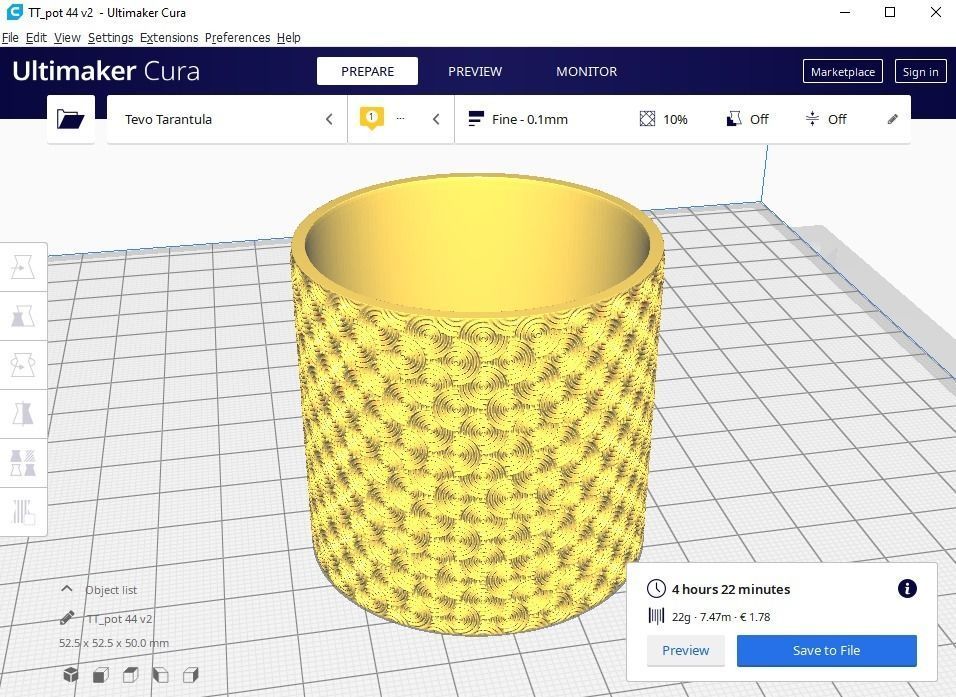 Plant pot 44 3D print model_1