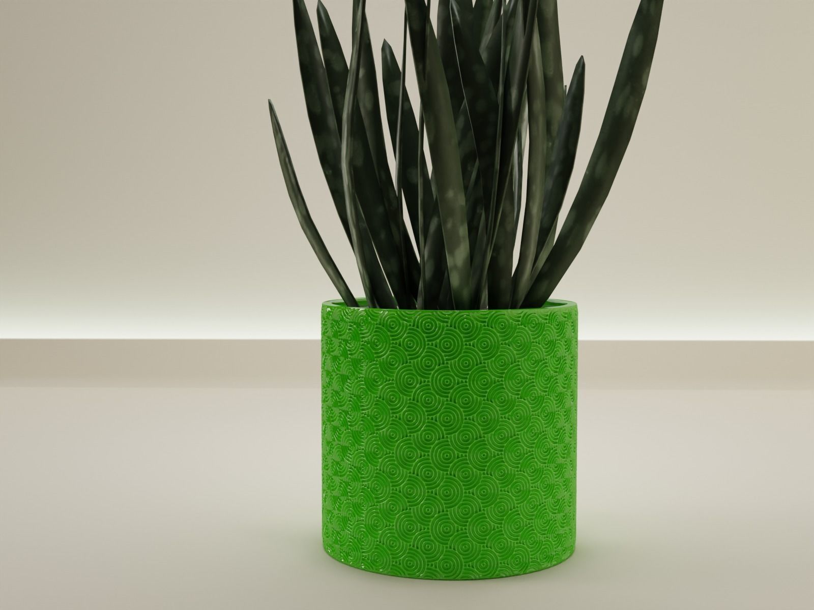 Plant pot 44 3D print model_7