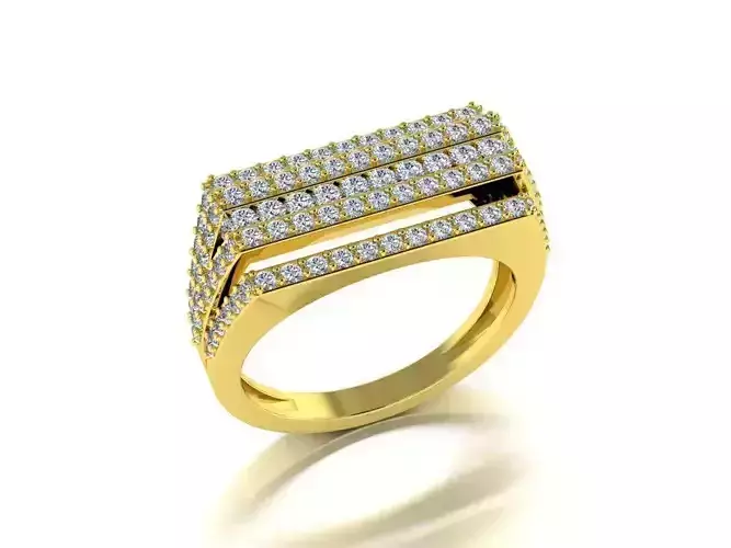 Diamond Jewelry Ring 3d