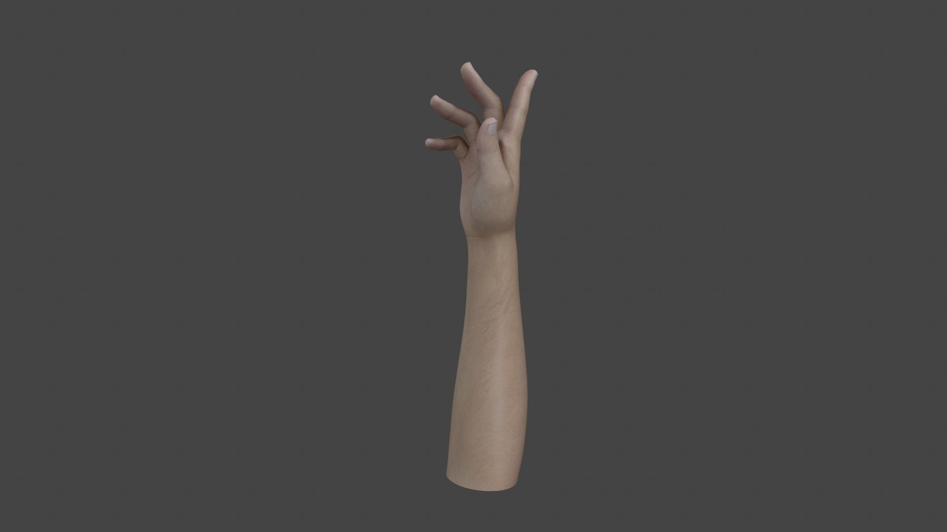 HAND-027 Right Hand 3D model_3