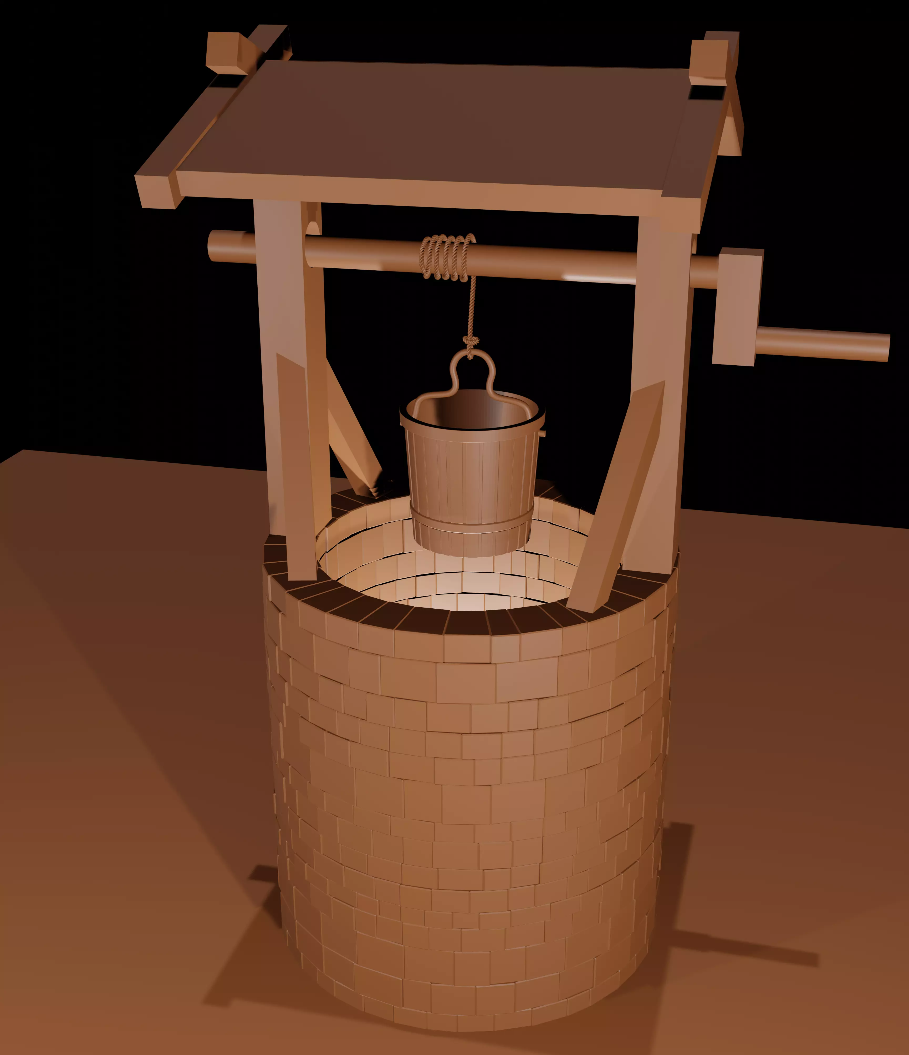 Cistern Medieval 3D model_0