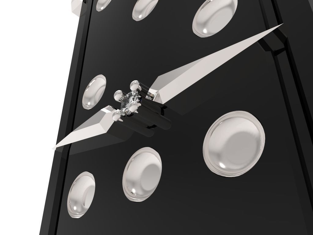 Domino Set door 3D print model_12