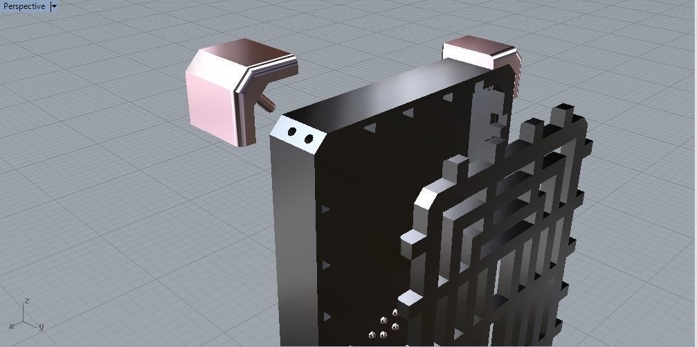 Domino Set door 3D print model_8