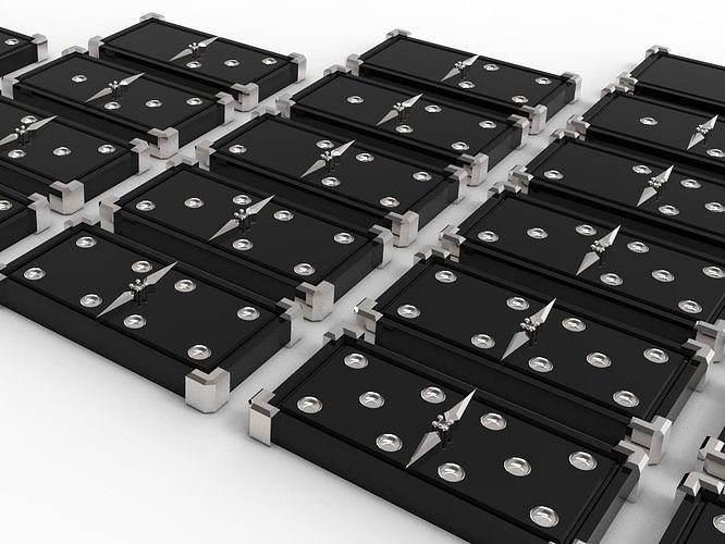 Domino Set door 3D print model