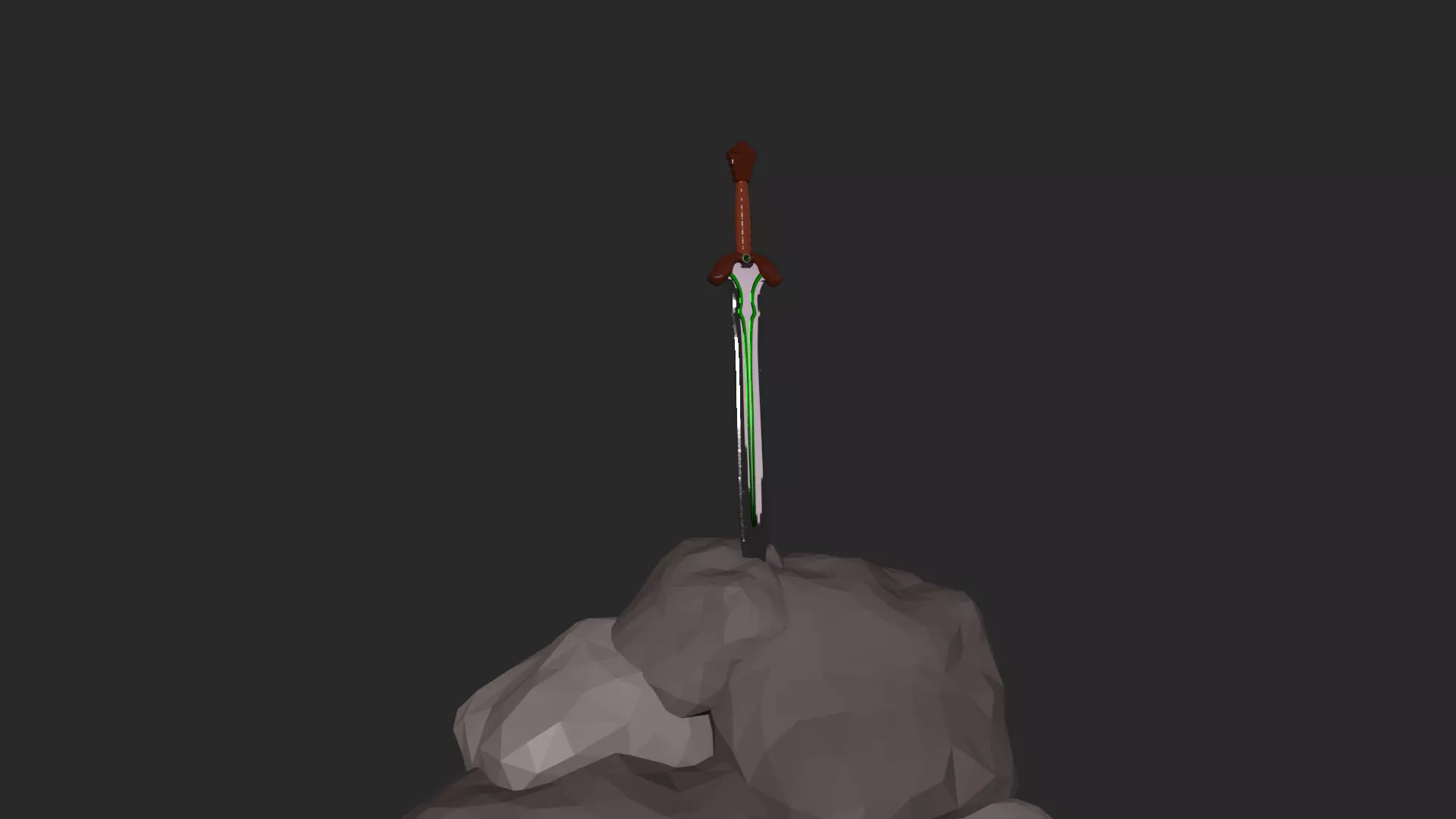 Sword Free low-poly 3D model