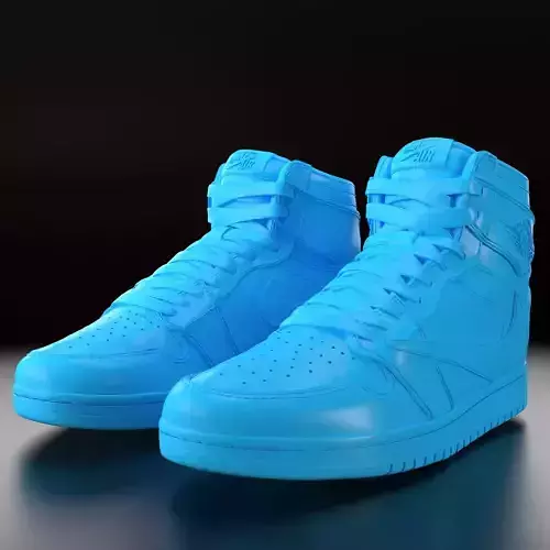 Jordan 1 Retro High Travis Scott  3D print model