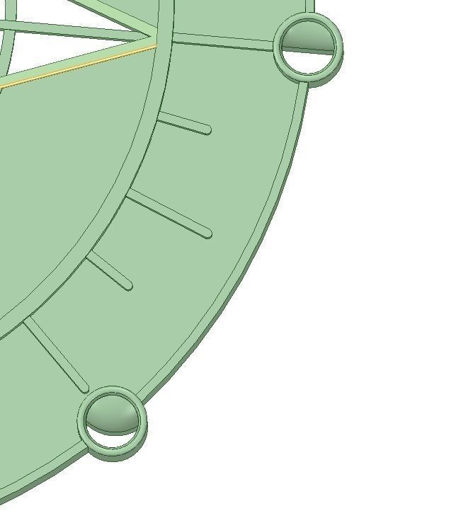 Geometric Star with Moon Cycle 3D print model_4