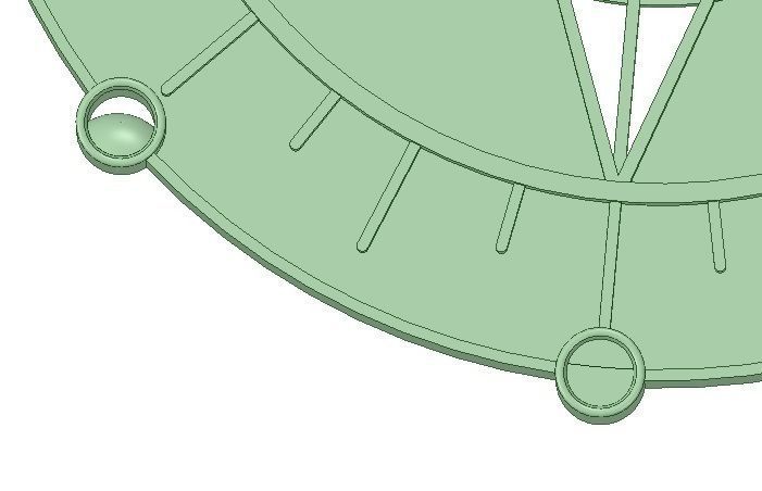 Geometric Star with Moon Cycle 3D print model_5