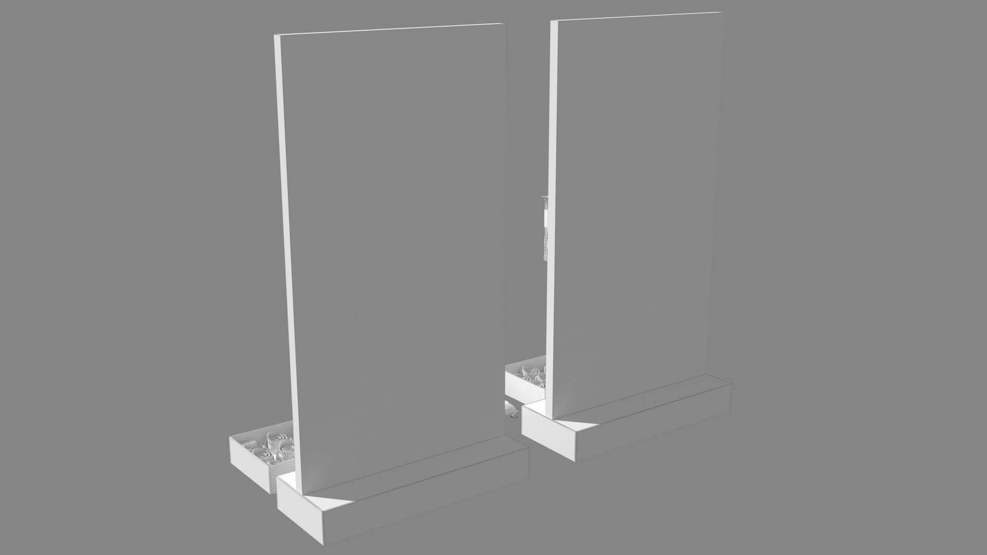 Folded Socks Calcetines Doblados Rack Display 3D model_21