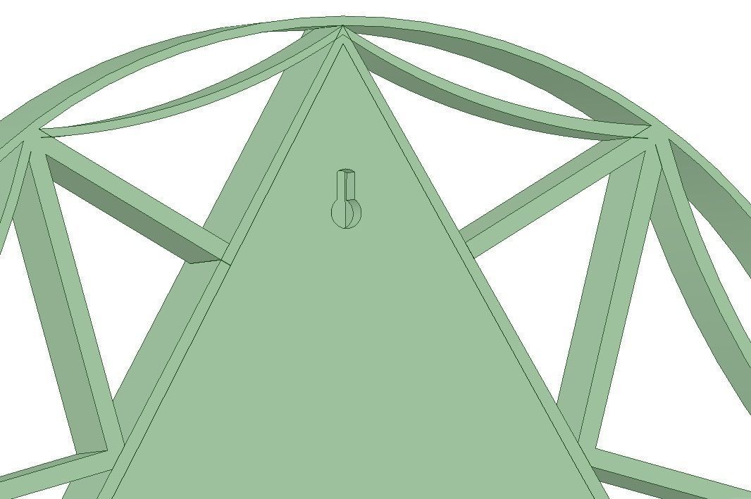 Aureyal triangular shape 3D print model_4