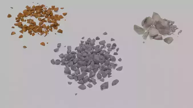 pile of rock Free 3D model