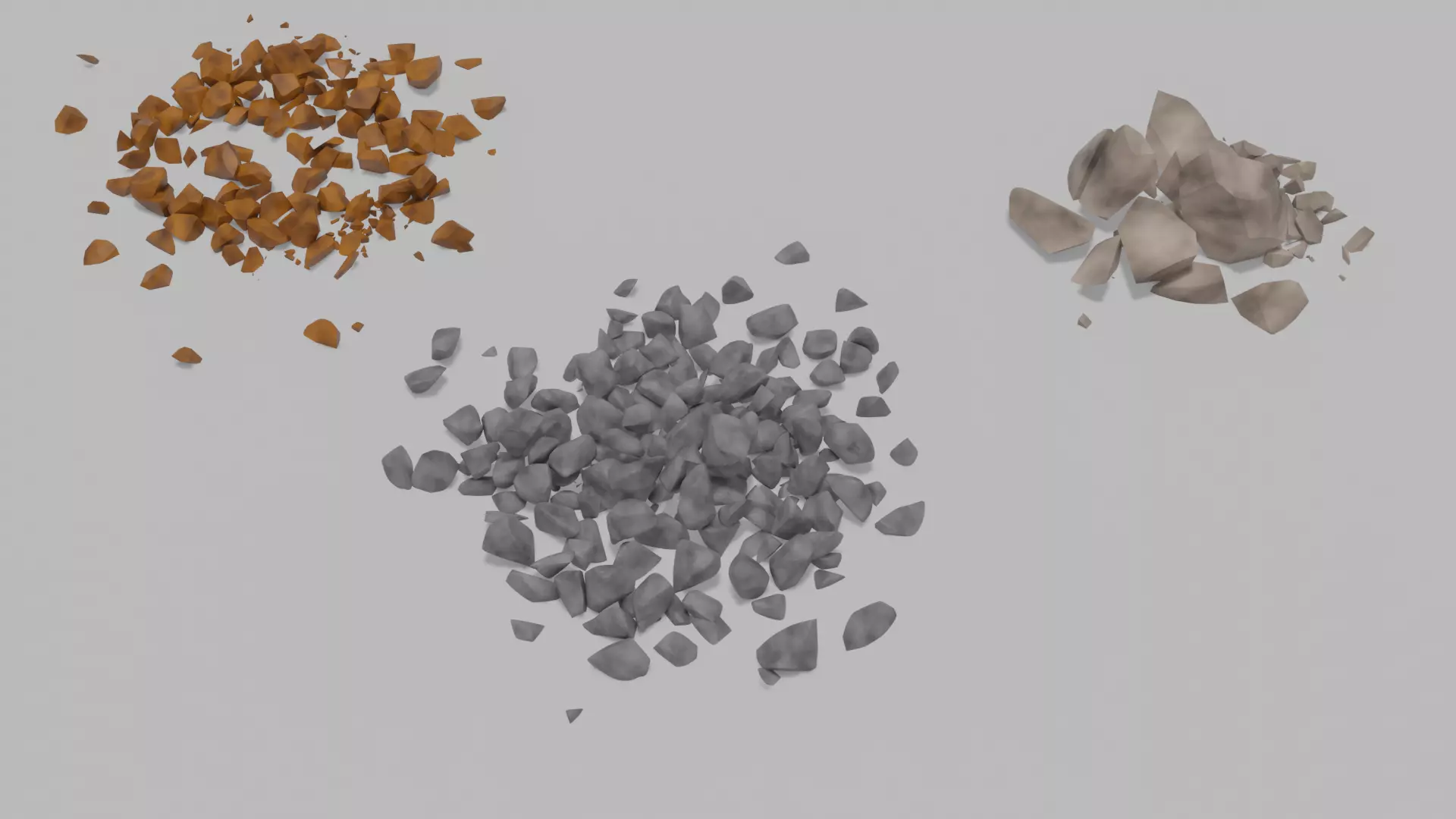 pile of rock Free 3D model_0