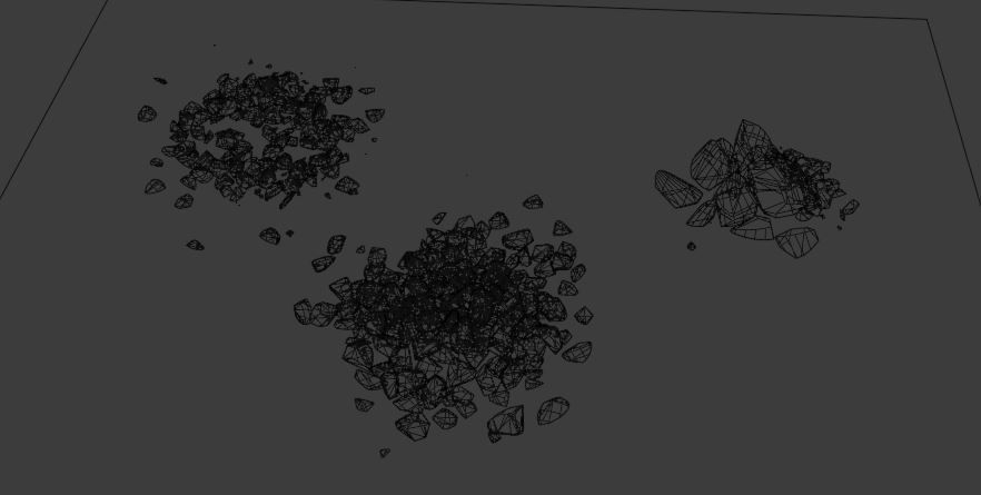 pile of rock Free 3D model_4