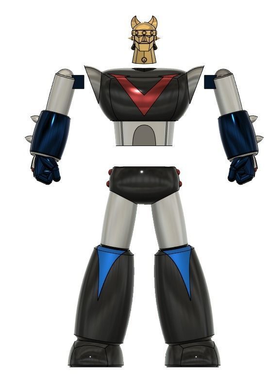 taekwon v korean robot 3d printing models  3D print model_2