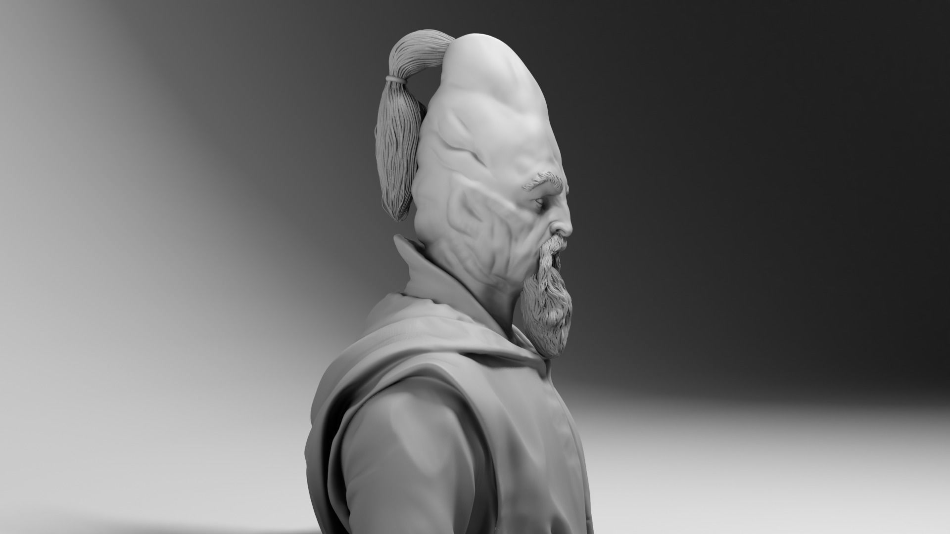 Silas Carson - Ki Adi Mundi - Star Wars Episode I 3D print model_9