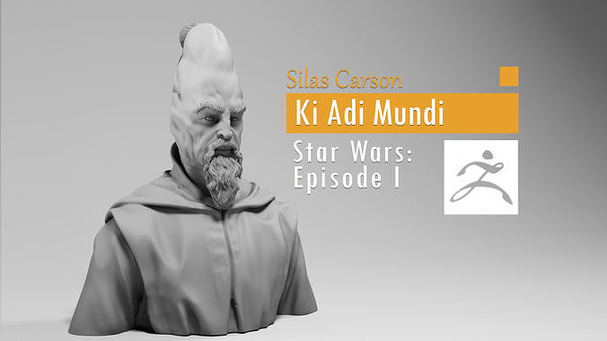 Silas Carson - Ki Adi Mundi - Star Wars Episode I 3D print model