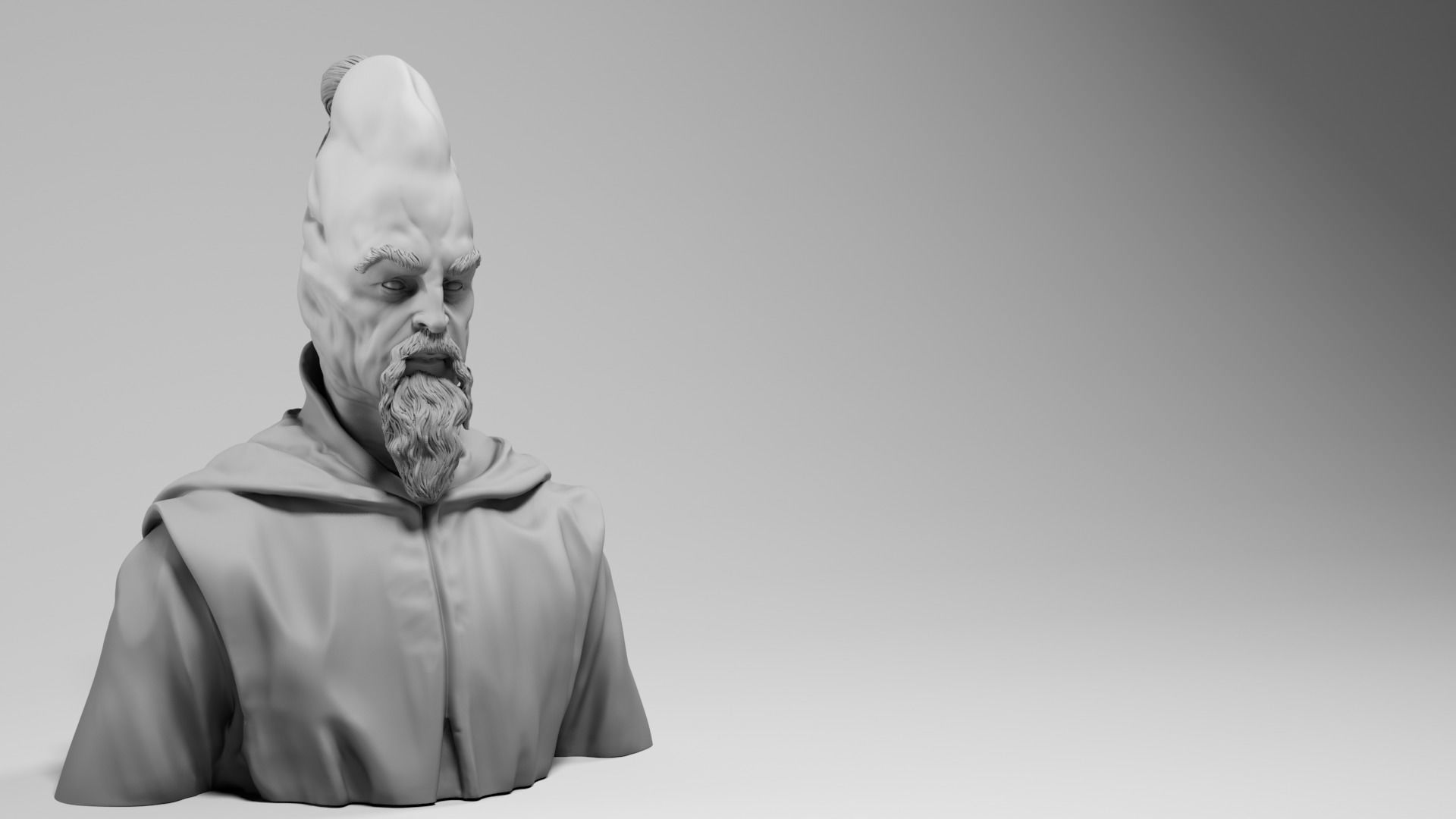 Silas Carson - Ki Adi Mundi - Star Wars Episode I 3D print model_1