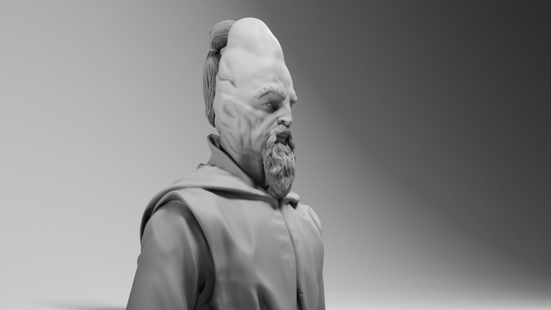 Silas Carson - Ki Adi Mundi - Star Wars Episode I 3D print model_8