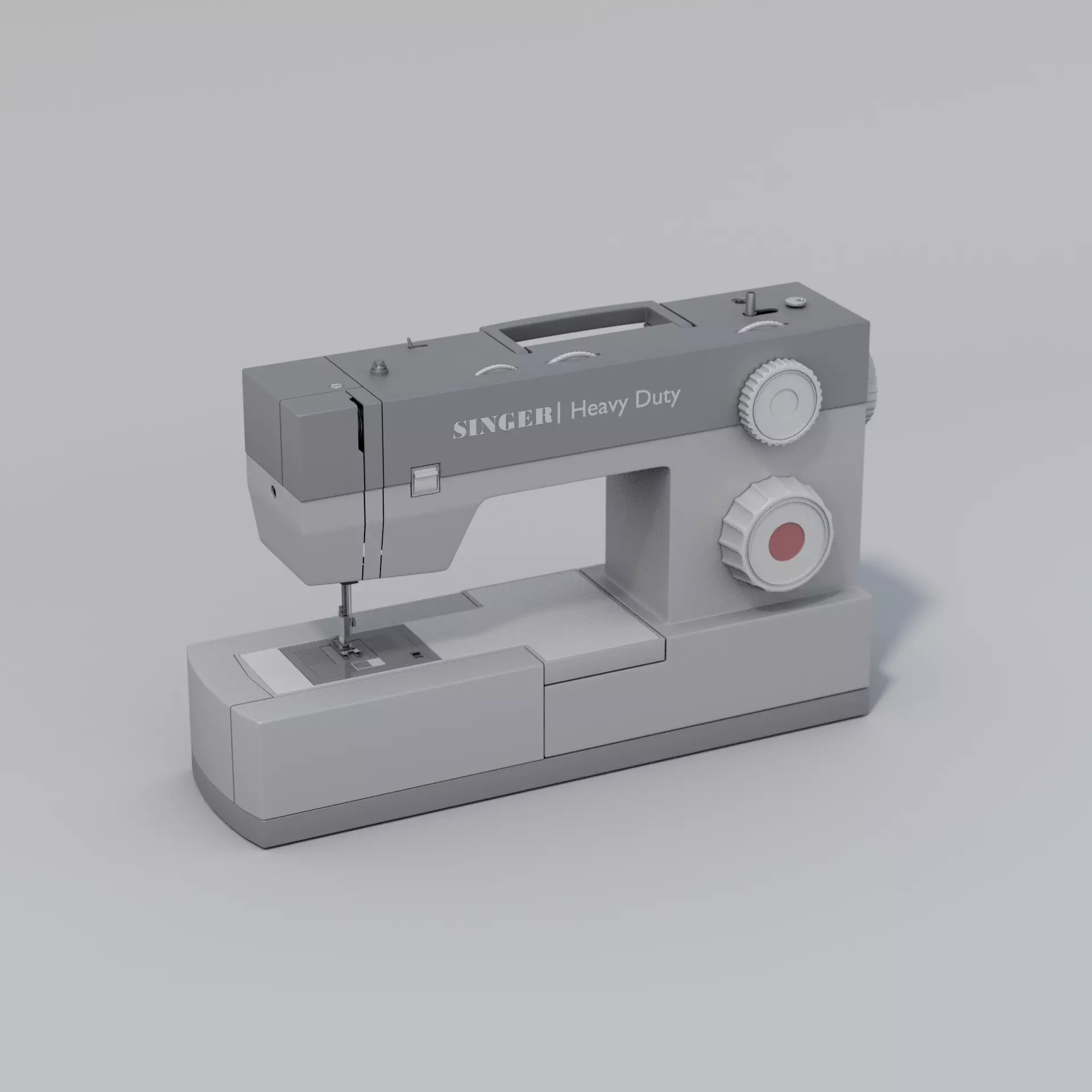 Singer Sewing Machine 3D model_0