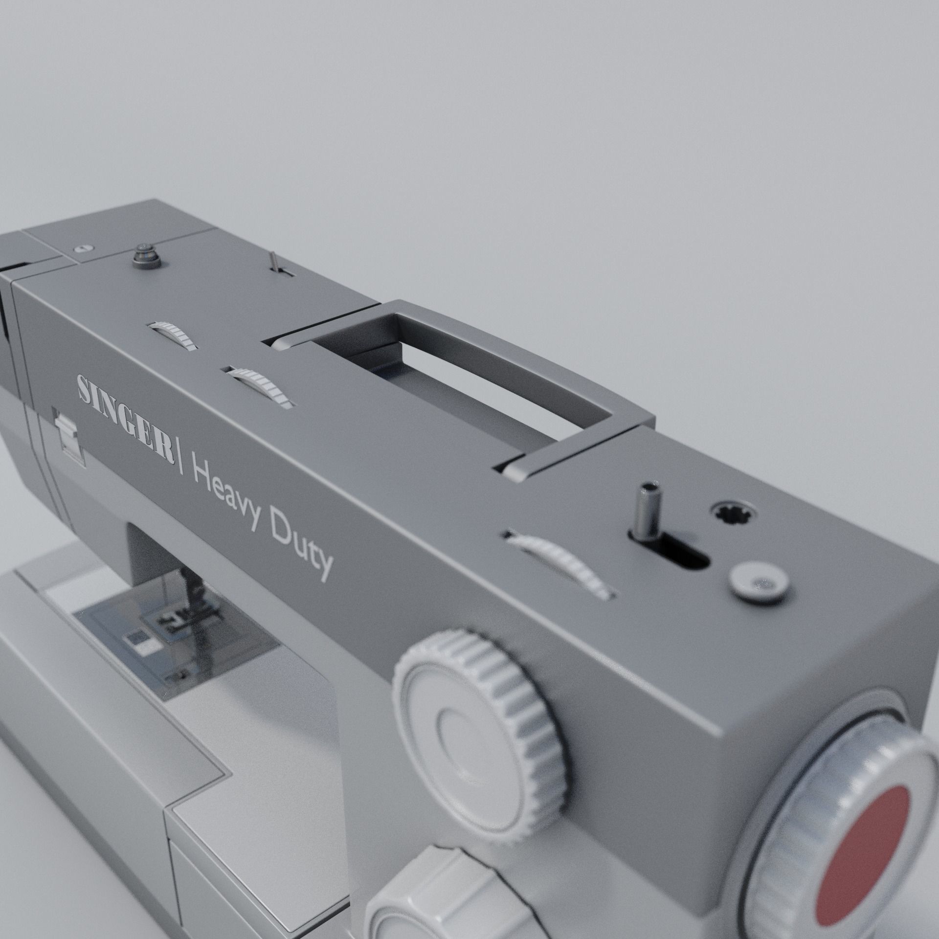 Singer Sewing Machine 3D model_4