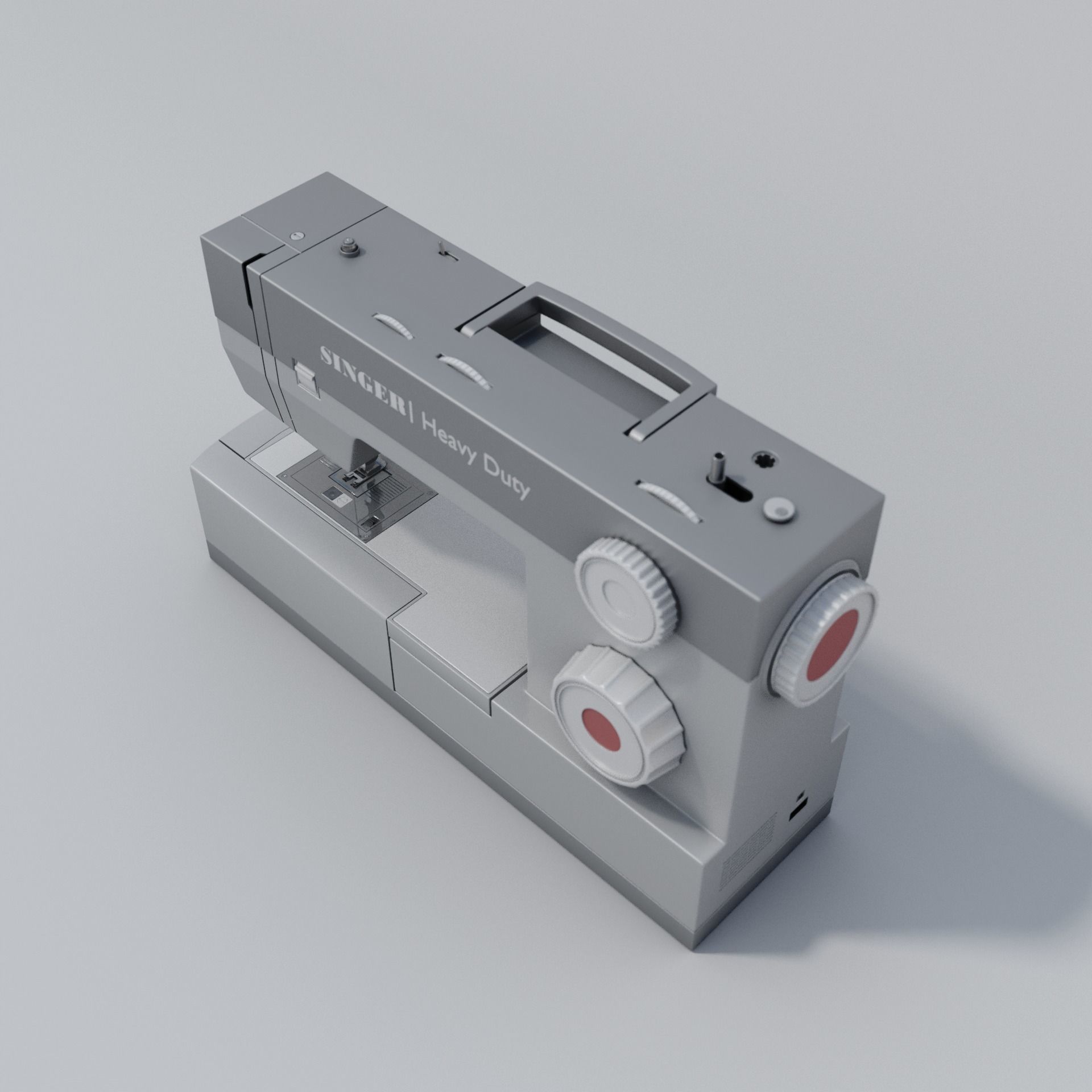 Singer Sewing Machine 3D model_2