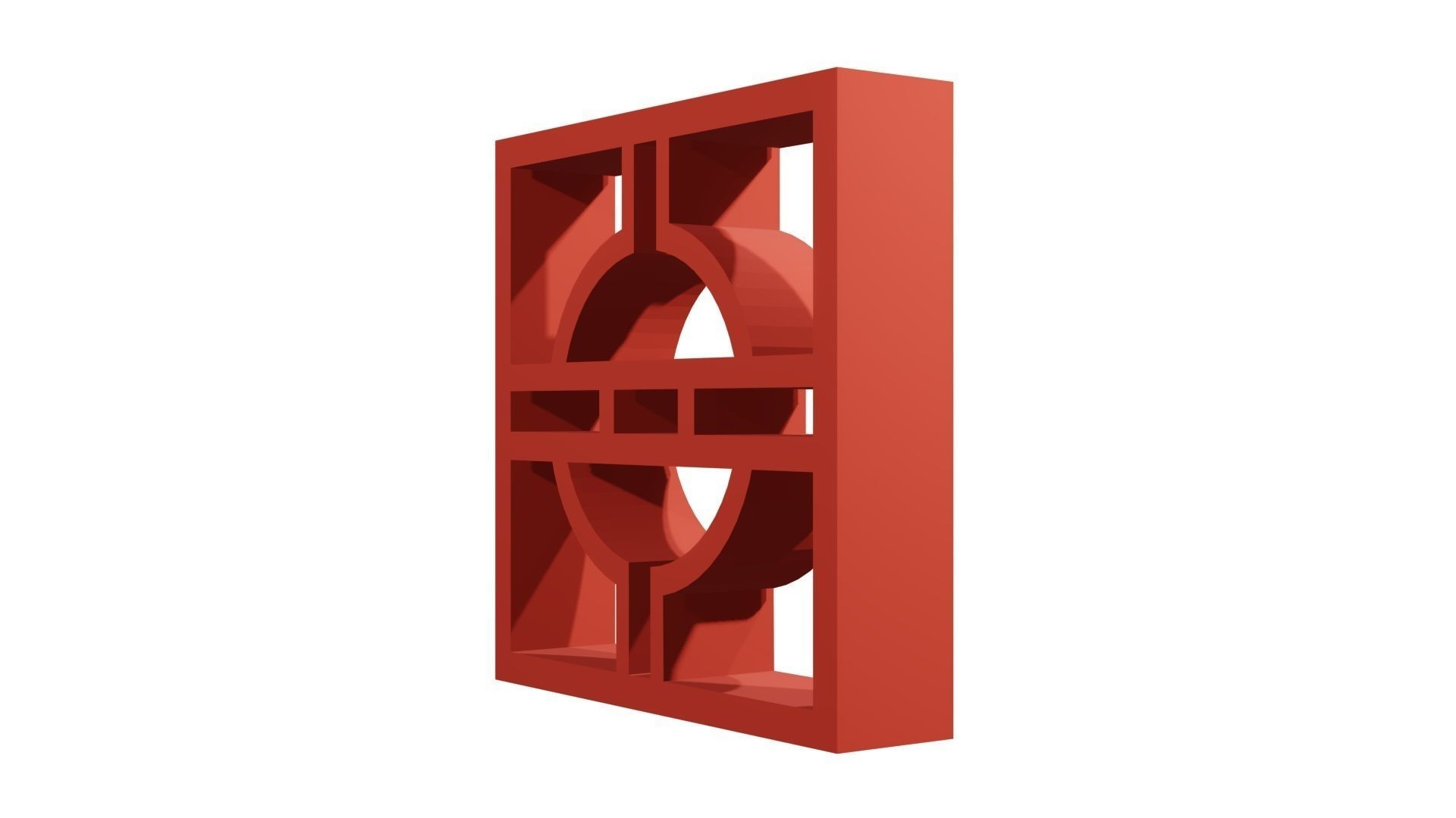 Brick Jaali Arch Over 3D model_5