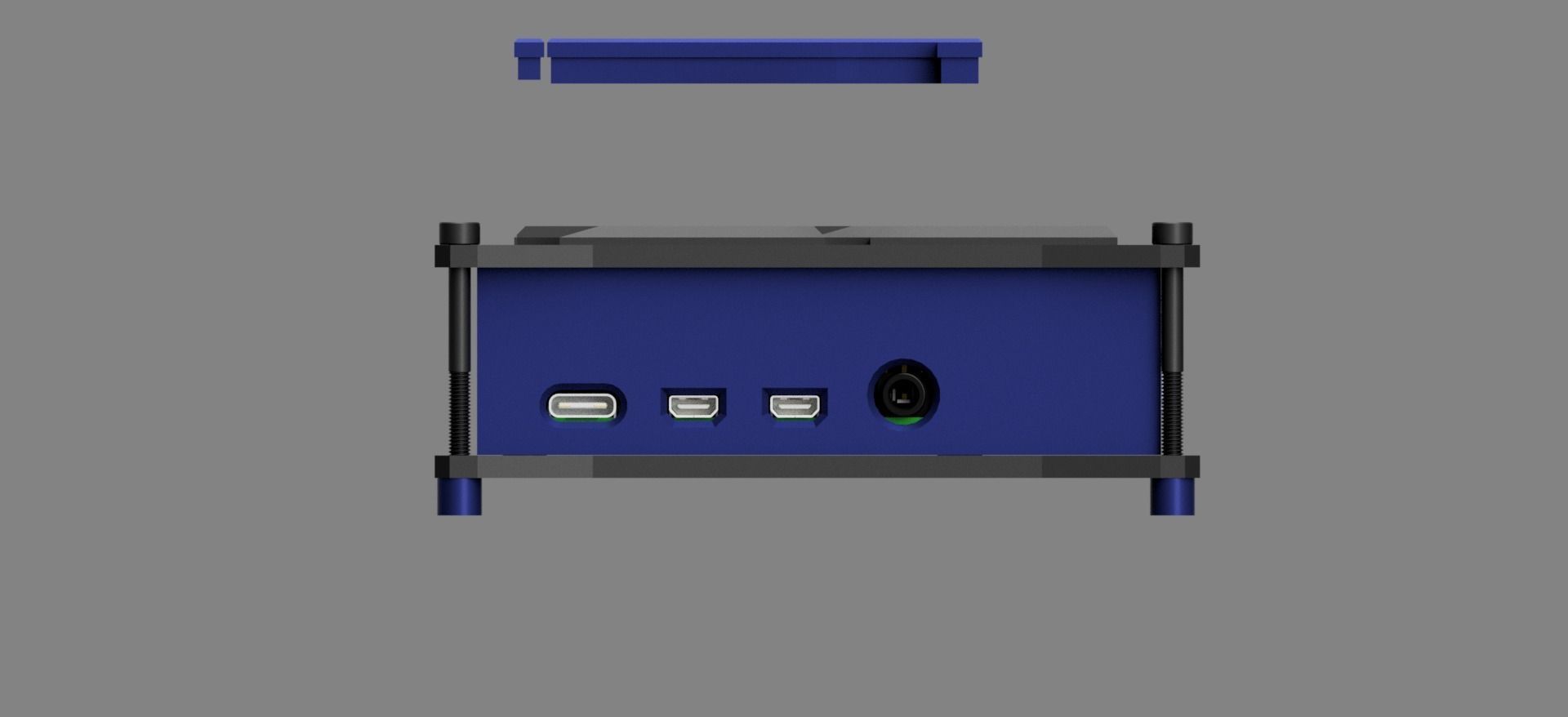 RASPBERRY PI 4 B BOX 3D print model_7