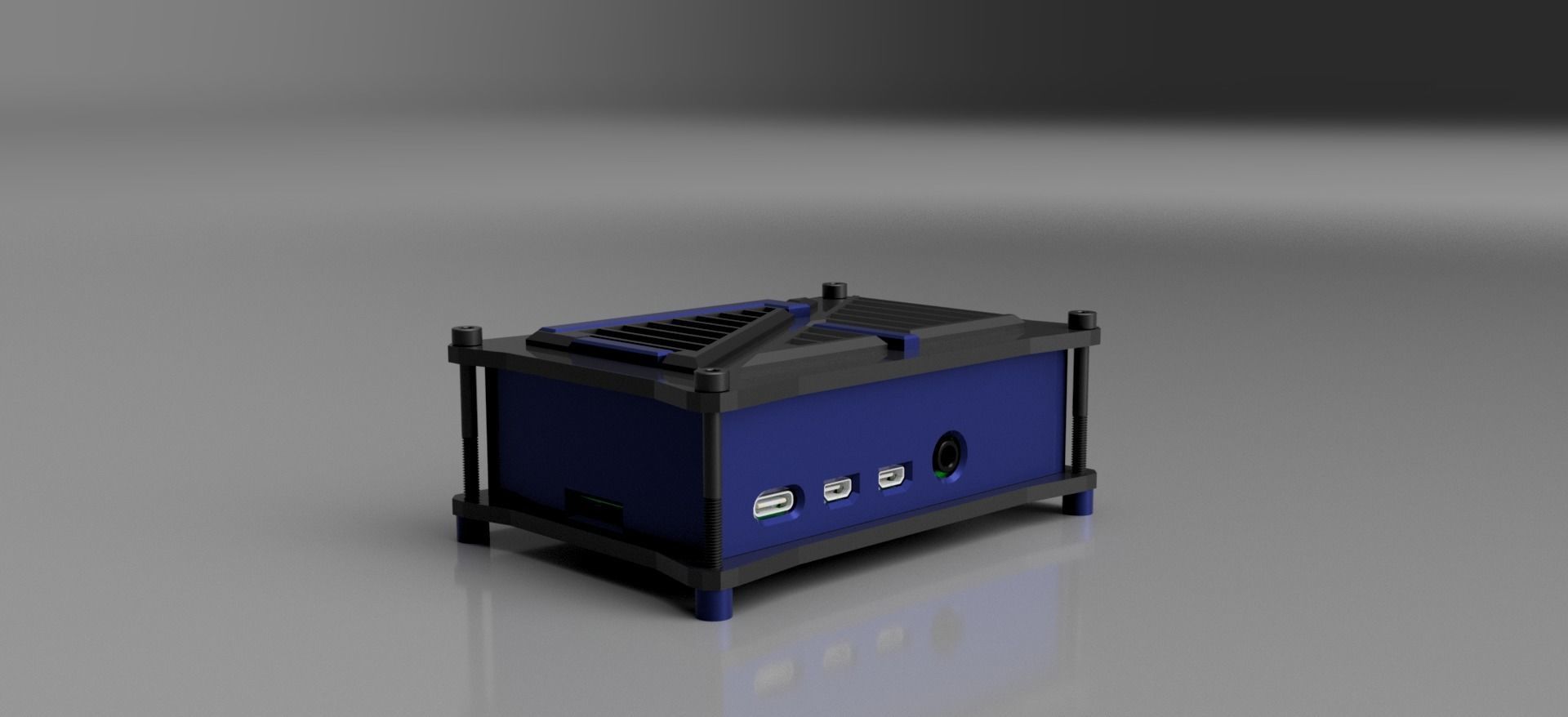 RASPBERRY PI 4 B BOX 3D print model_4