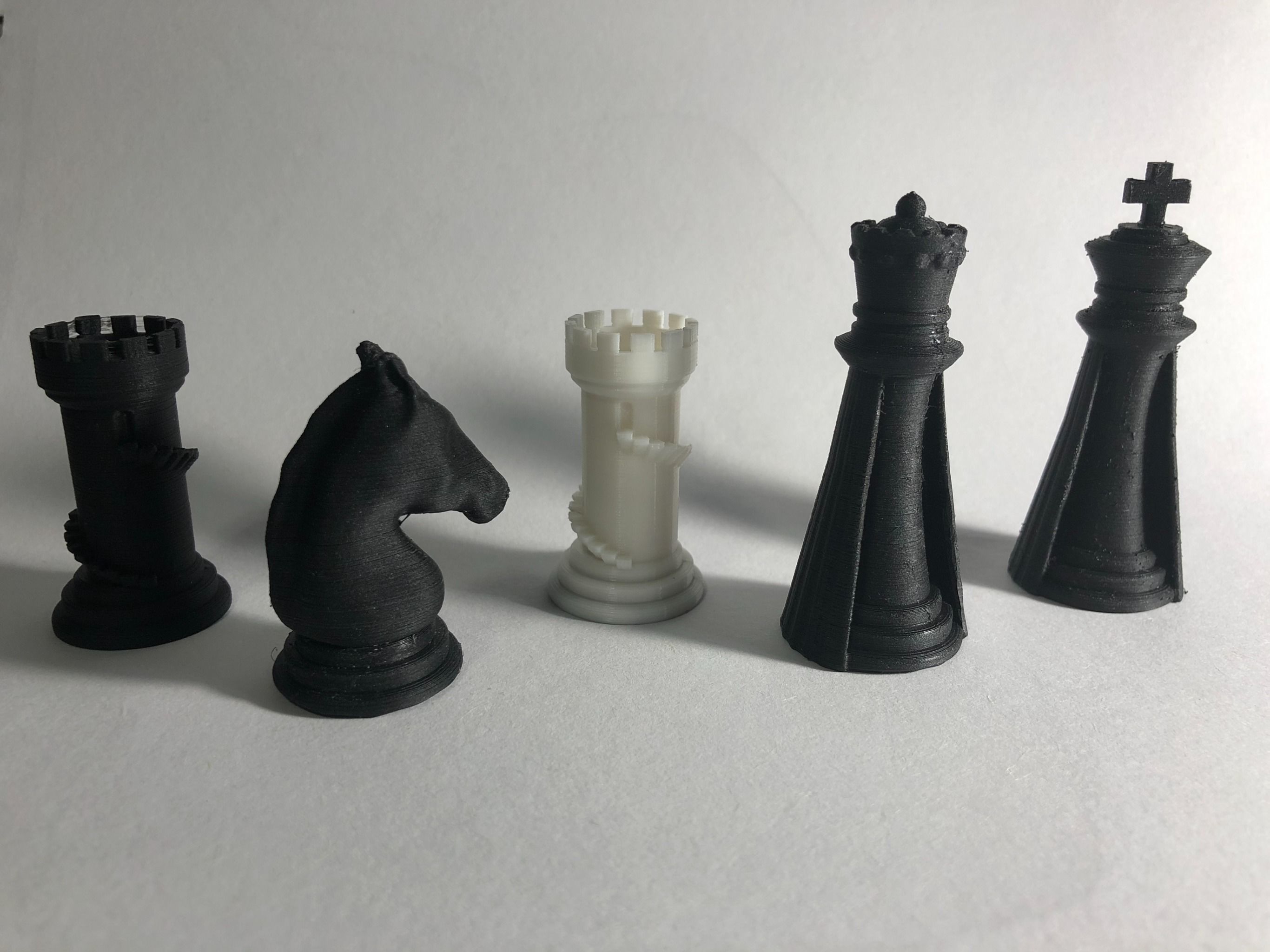 Custom CHESS Pieces STL files to print in 3D 3D print model_9