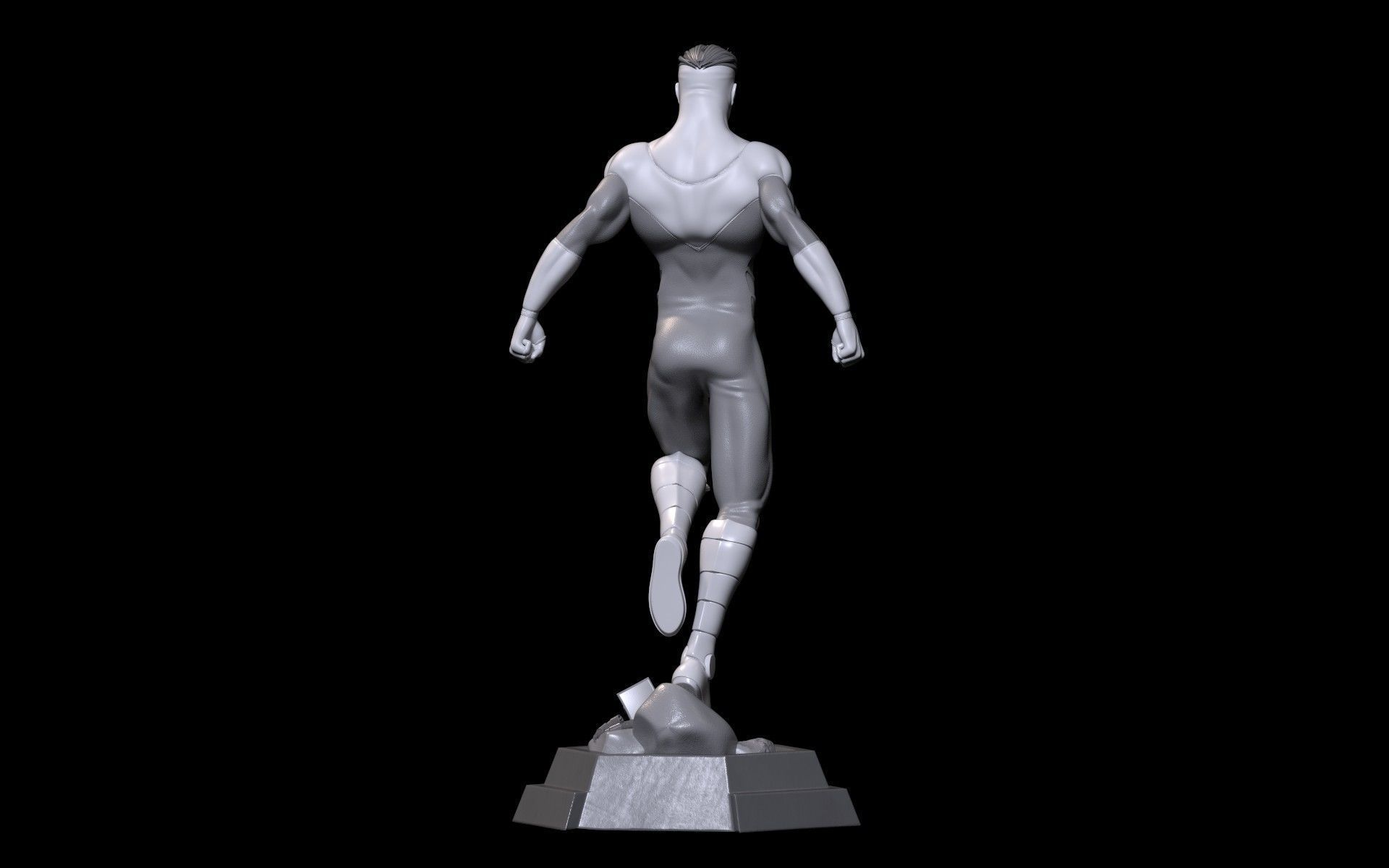 Fanart INVINCIBLE - Statue 3D print model_10