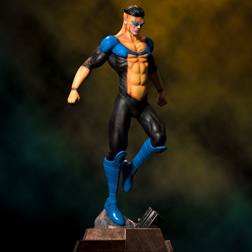 Fanart INVINCIBLE - Statue 3D print model_5