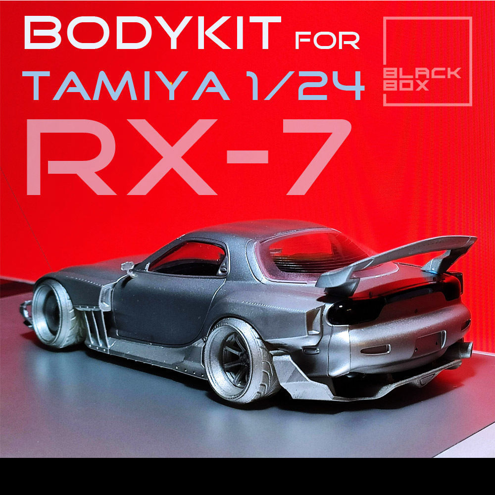RX7 BB01 BODYKIT For tamiya 1-24 3D print model_2