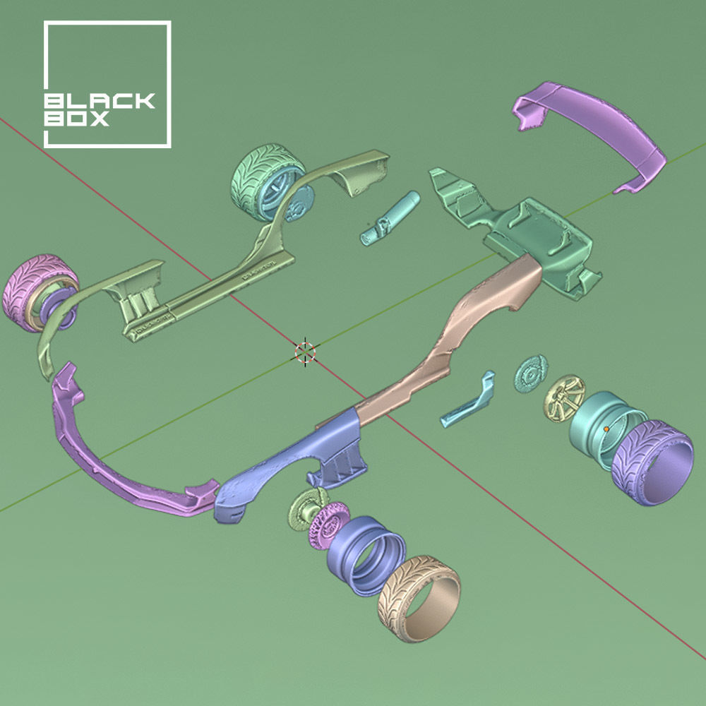 RX7 BB01 BODYKIT For tamiya 1-24 3D print model_9
