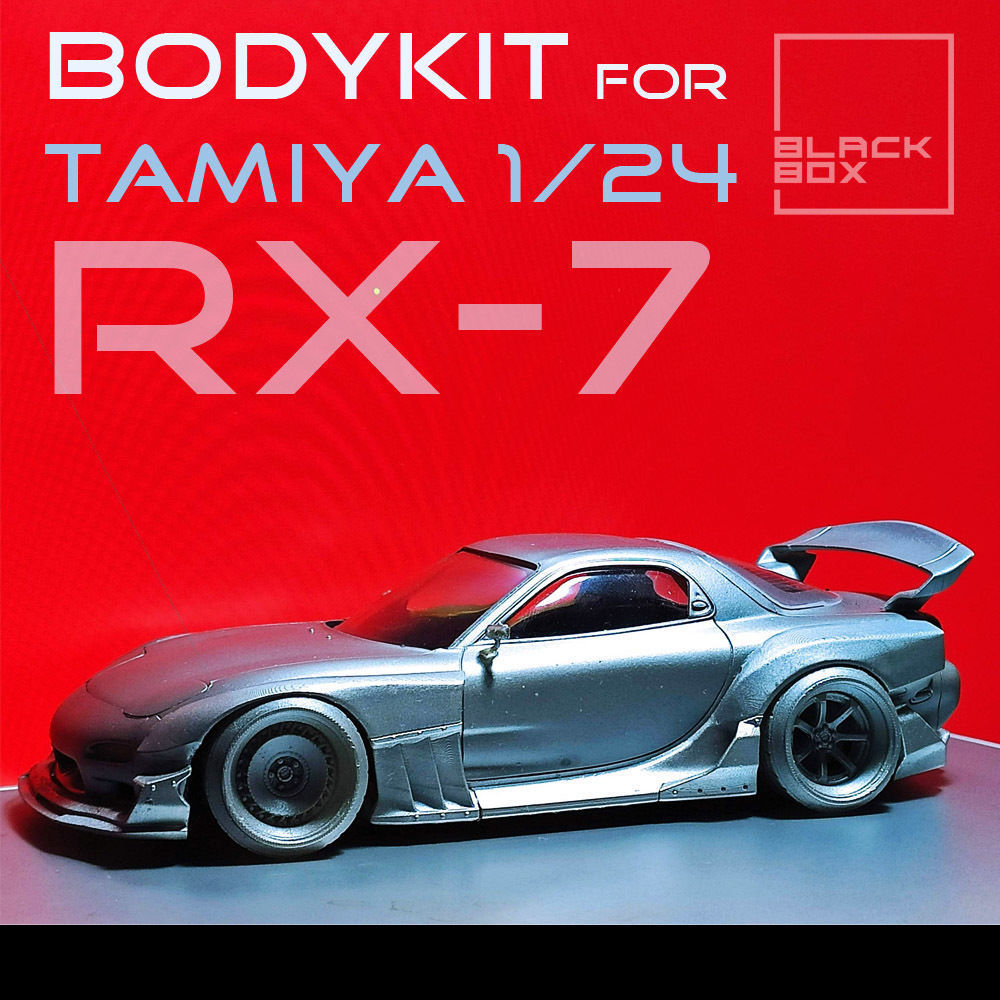 RX7 BB01 BODYKIT For tamiya 1-24 3D print model_4