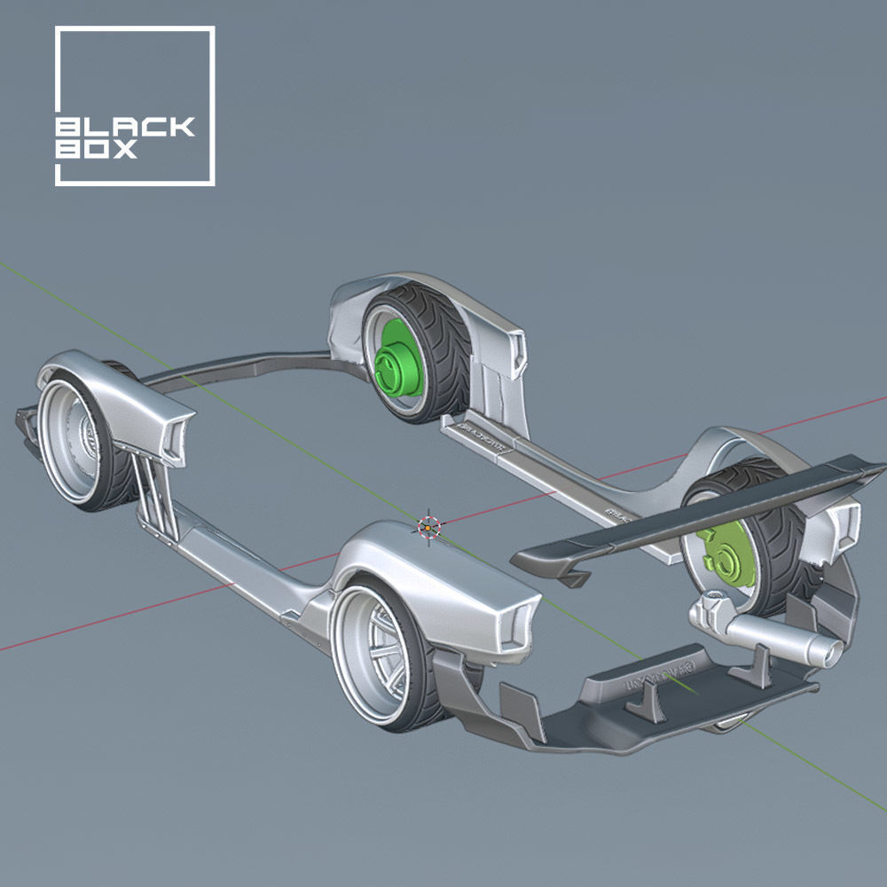 RX7 BB01 BODYKIT For tamiya 1-24 3D print model_8