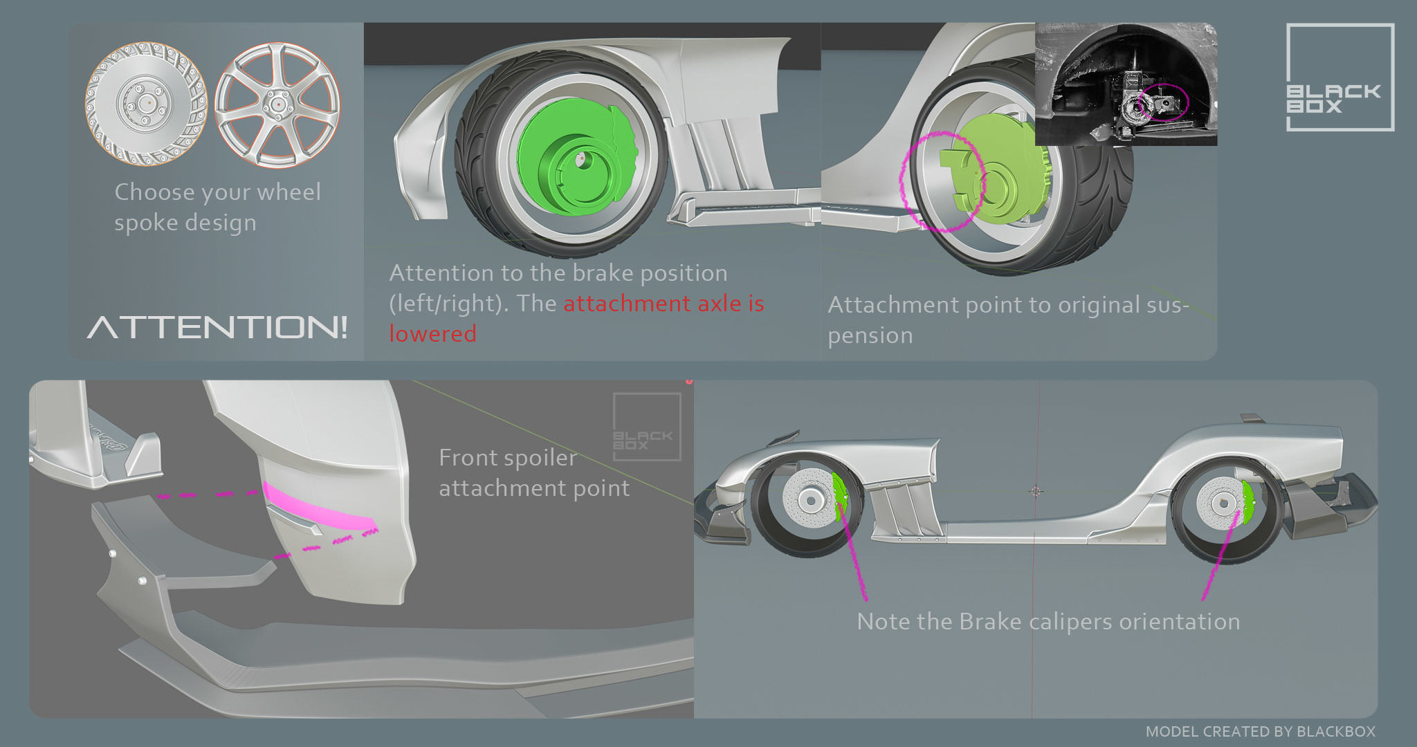 RX7 BB01 BODYKIT For tamiya 1-24 3D print model_10