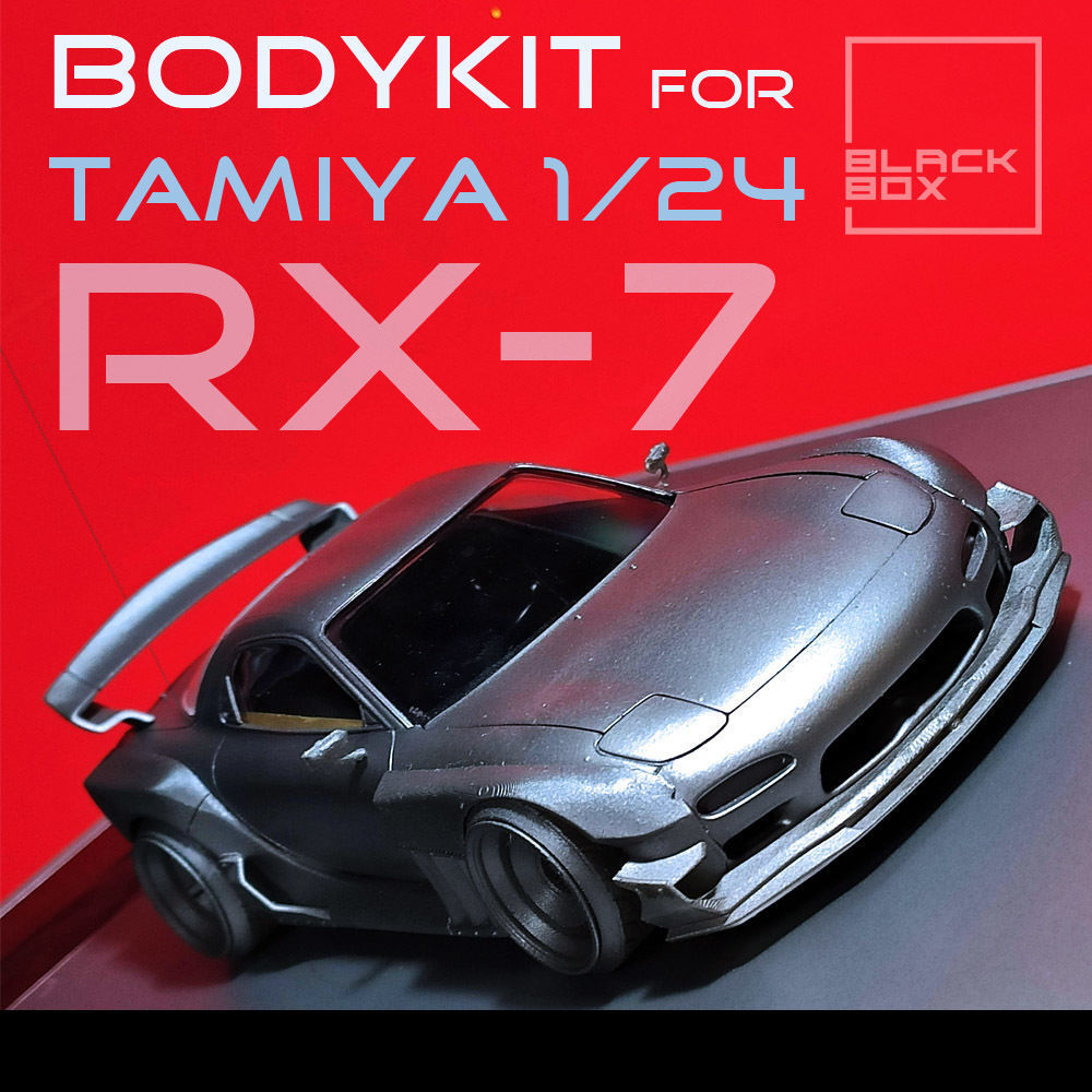 RX7 BB01 BODYKIT For tamiya 1-24 3D print model_6