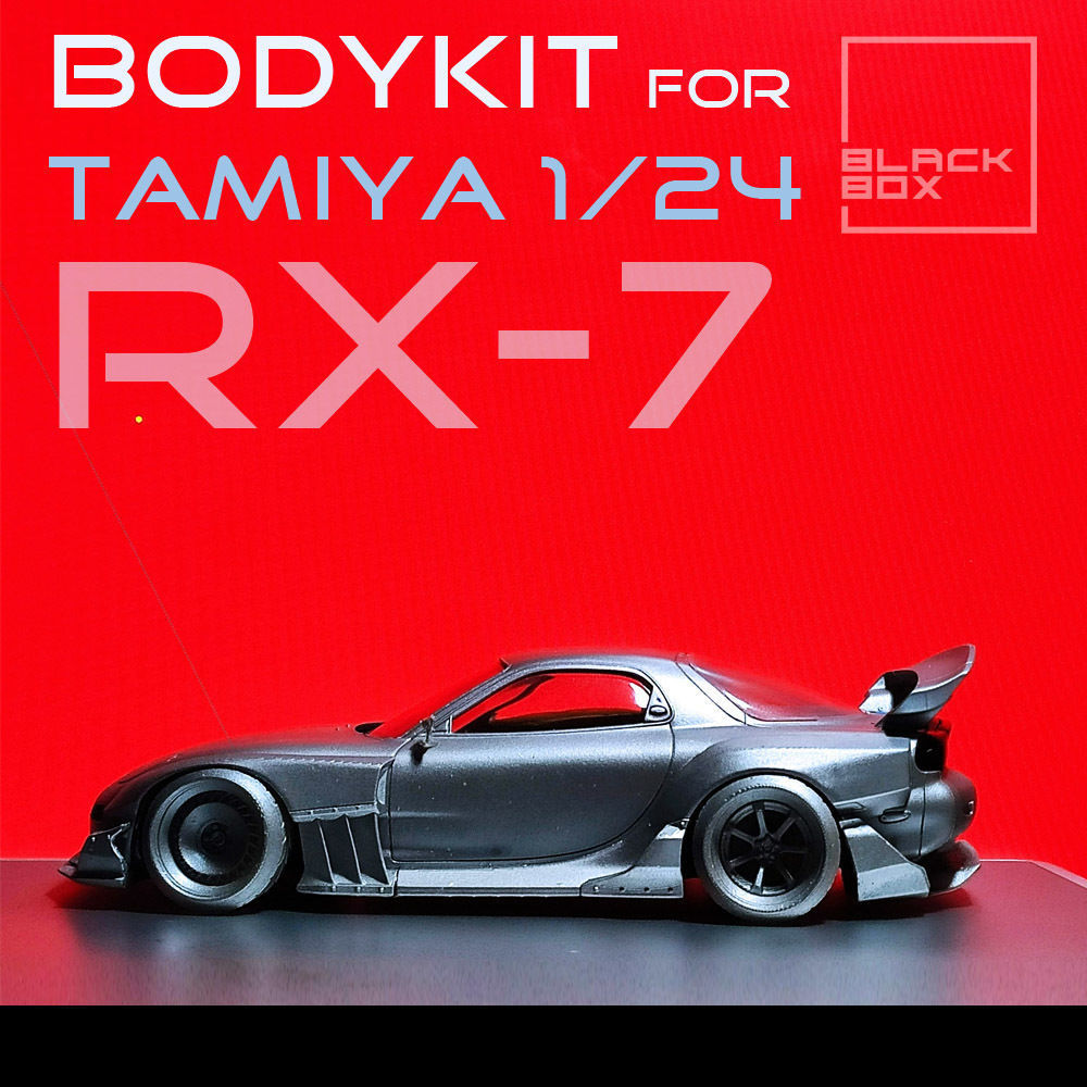 RX7 BB01 BODYKIT For tamiya 1-24 3D print model_1