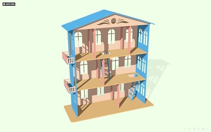 DollHouse 9 mm 3D print model