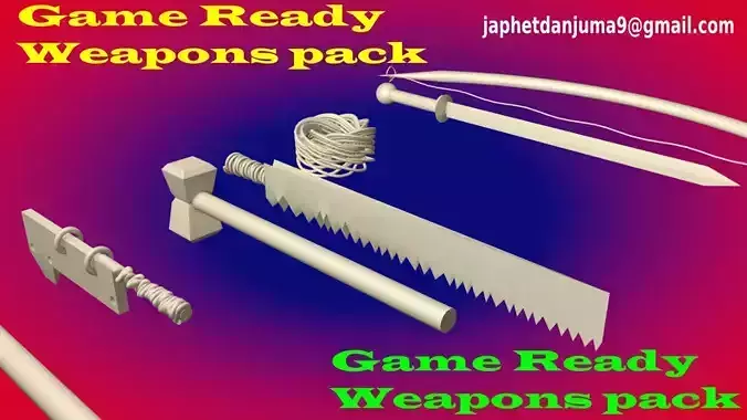 Game Ready weapons pack