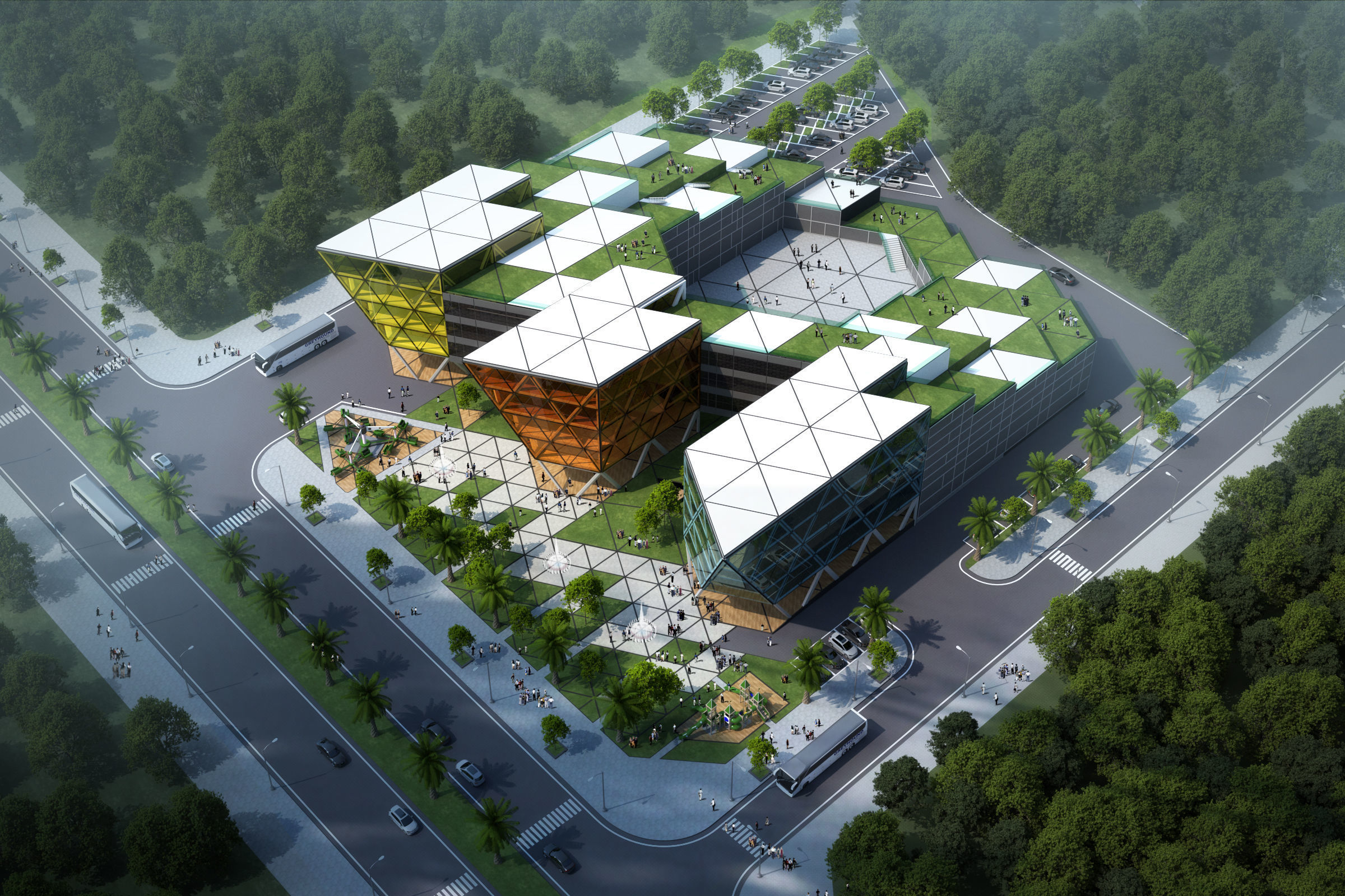 Center of Children Bac Ninh 3D model 3D model_6