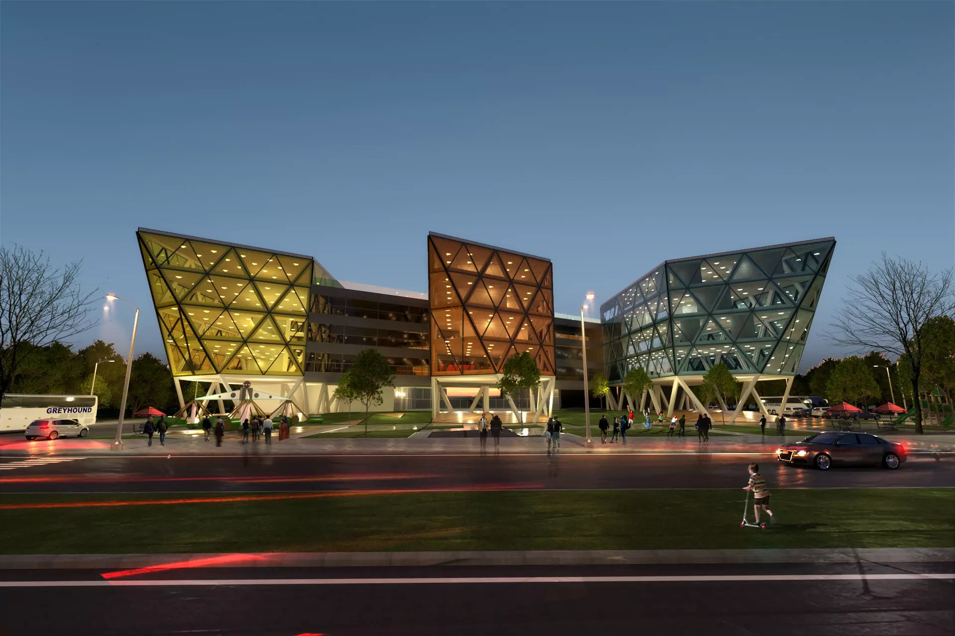 Center of Children Bac Ninh 3D model 3D model_0