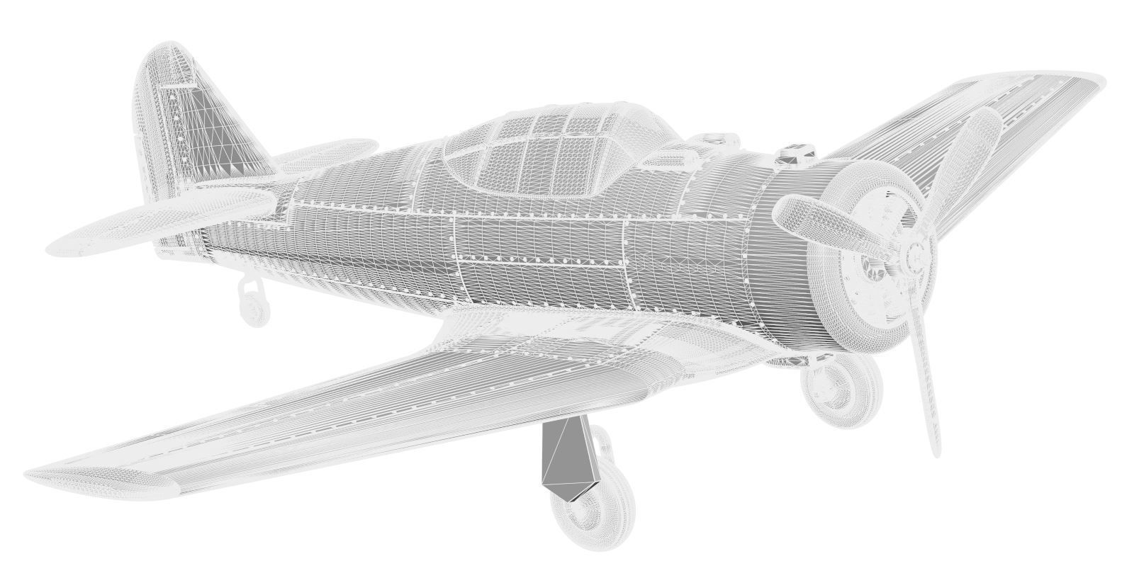 Aircraft 23 3D model_3